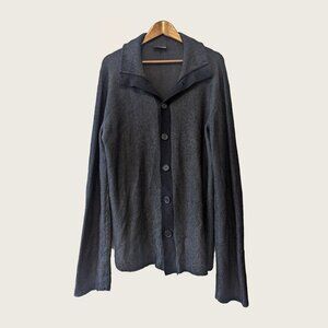EMPORIO ARMANI - Buttoned collared cardigan - Sz 54
